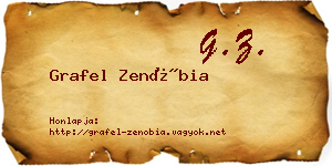 Grafel Zenóbia névjegykártya